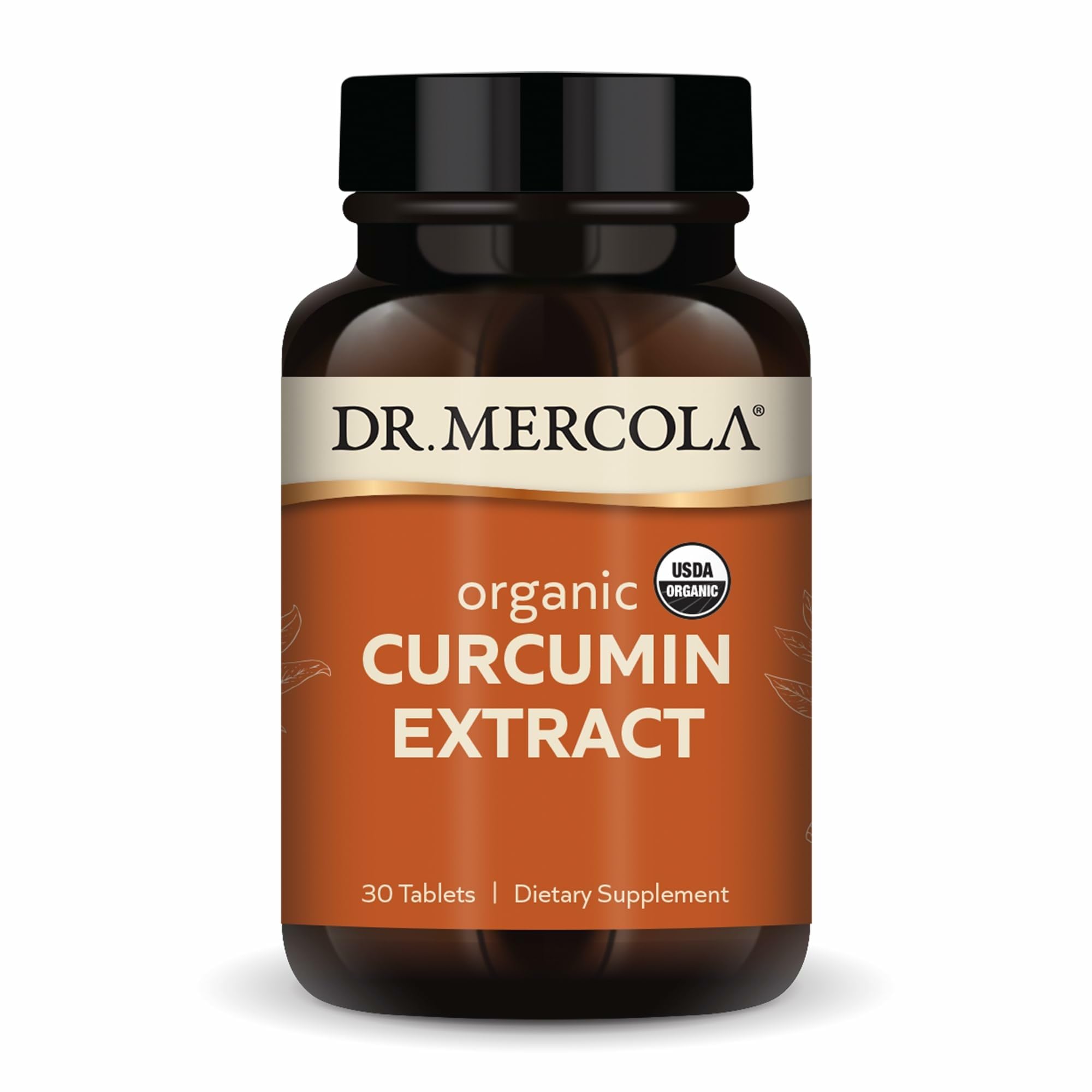 Dr. Mercola Curcumine Extrait en bouteille, comprimés micronisés pour absorption potentielle