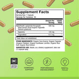 Dr. Mercola Pure Power Liposomal Fenugrec, technologie liposomale avancée pour meilleure absorption des bioactifs.