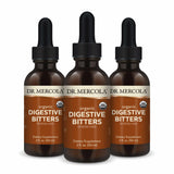 Dr. Mercola Digestive Bitters : flacon 60 ml prêt pour une routine digestive naturelle.
