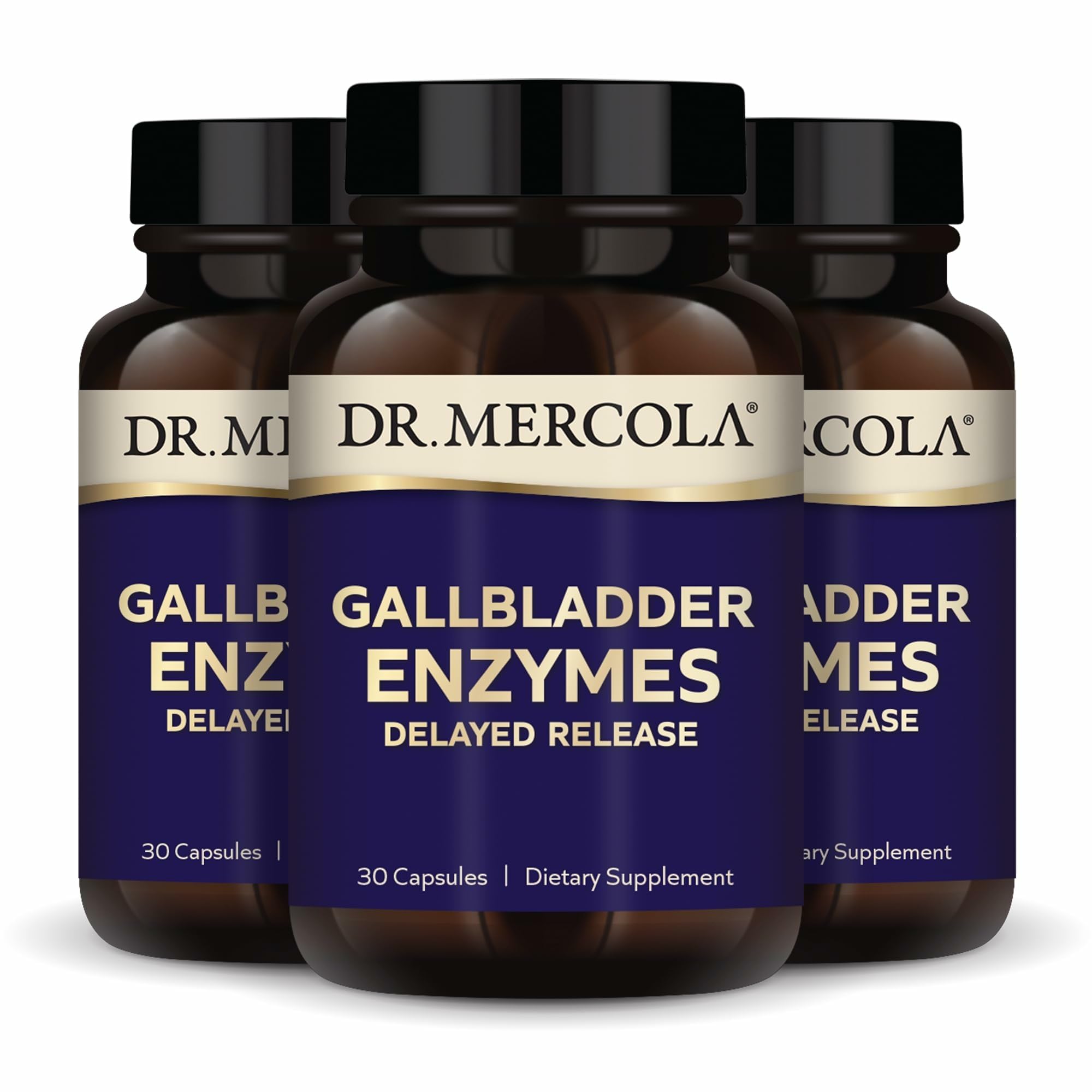 Dr. Mercola enzymes vesicule biliaire – bouteille pour soutien digestif potentiel