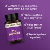 Dr. Mercola Extrait de Cassis Noir – anthocyanines bénéfiques pour les yeux.