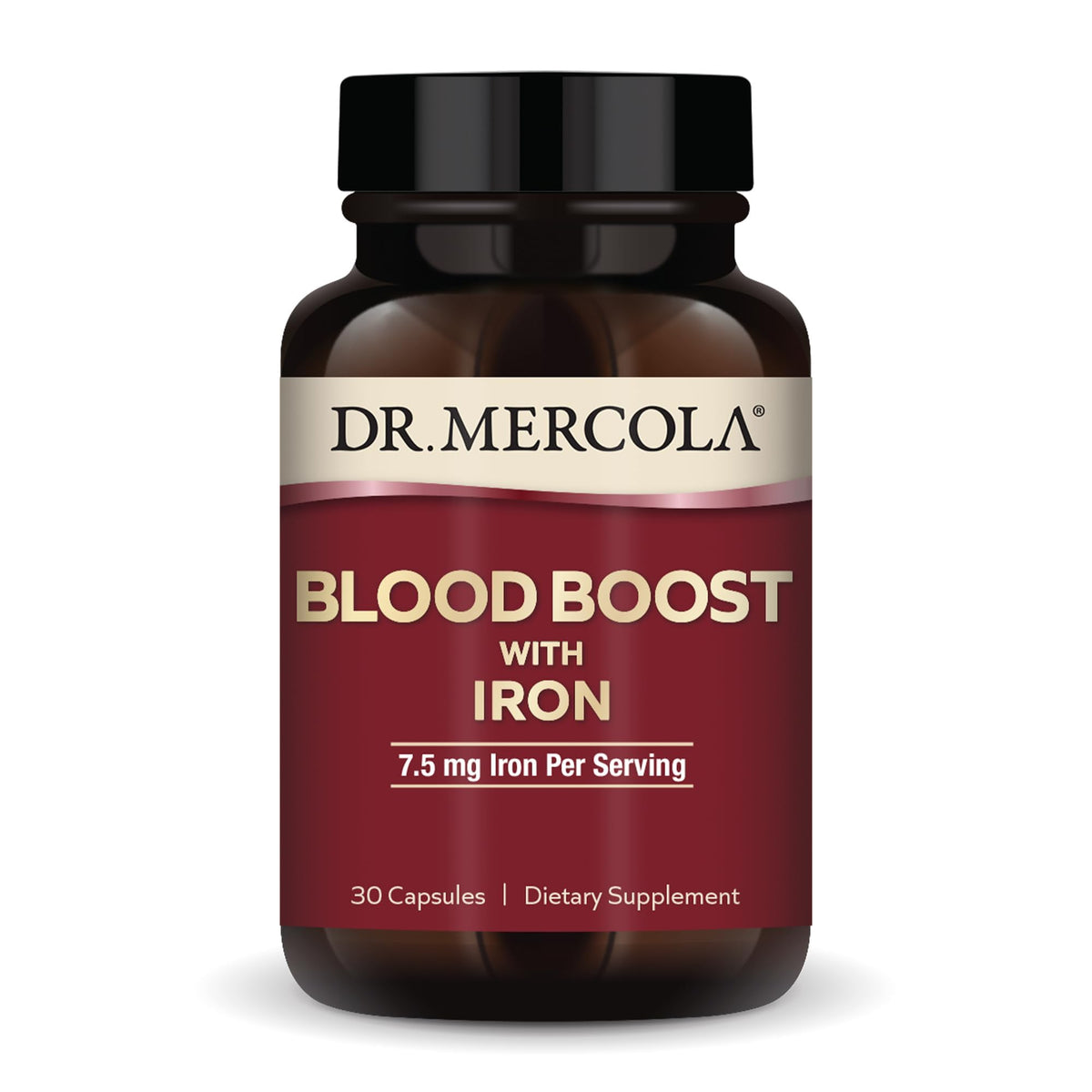 Dr. Mercola fer-bouteille : soutien potentiel du fer et énergie naturelle