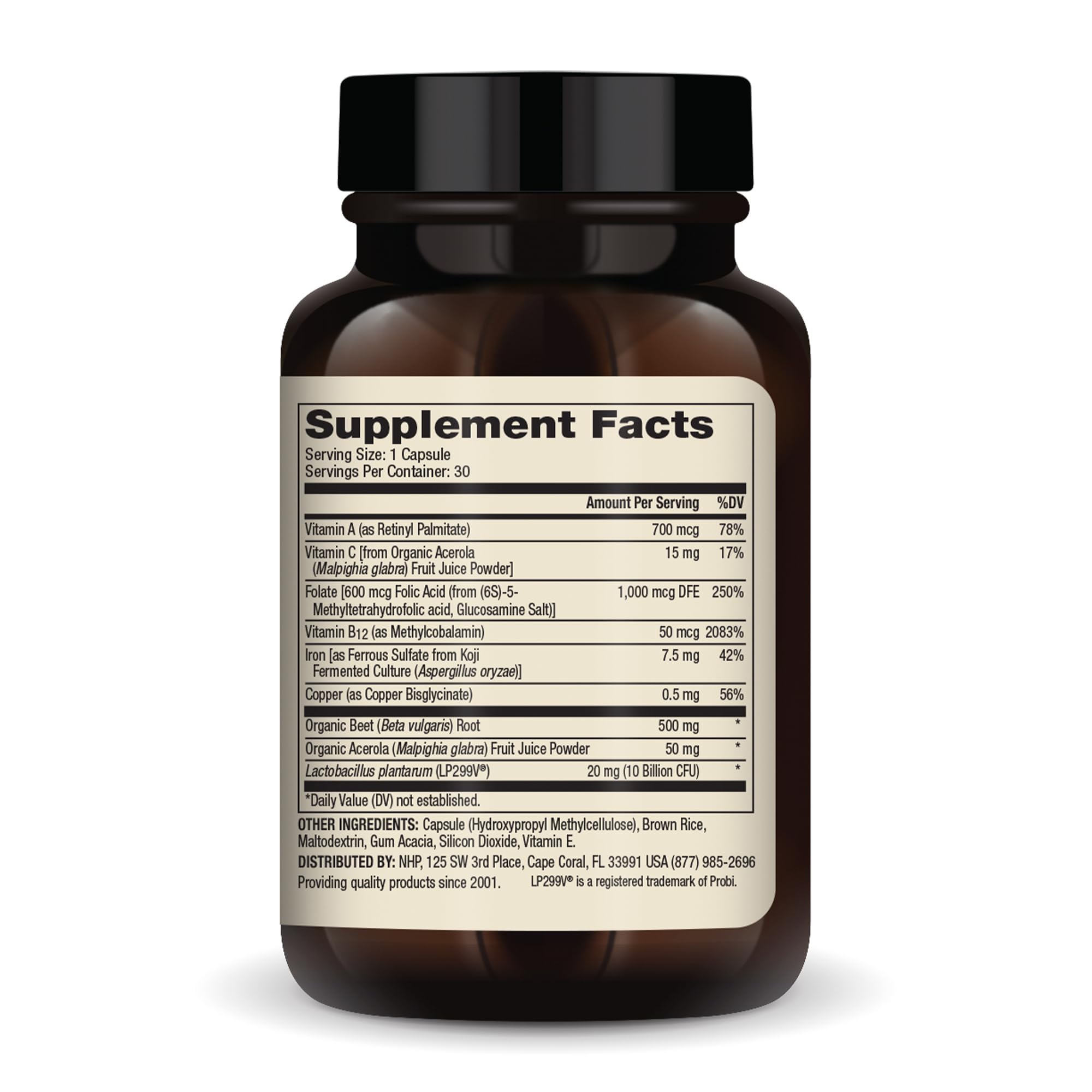 Dr. Mercola fer-capsules : soutien de l'absorption du fer et routine quotidienne