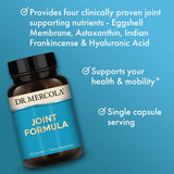 Formule articulations Dr. Mercola – acide hyaluronique pour la lubrification des articulations.