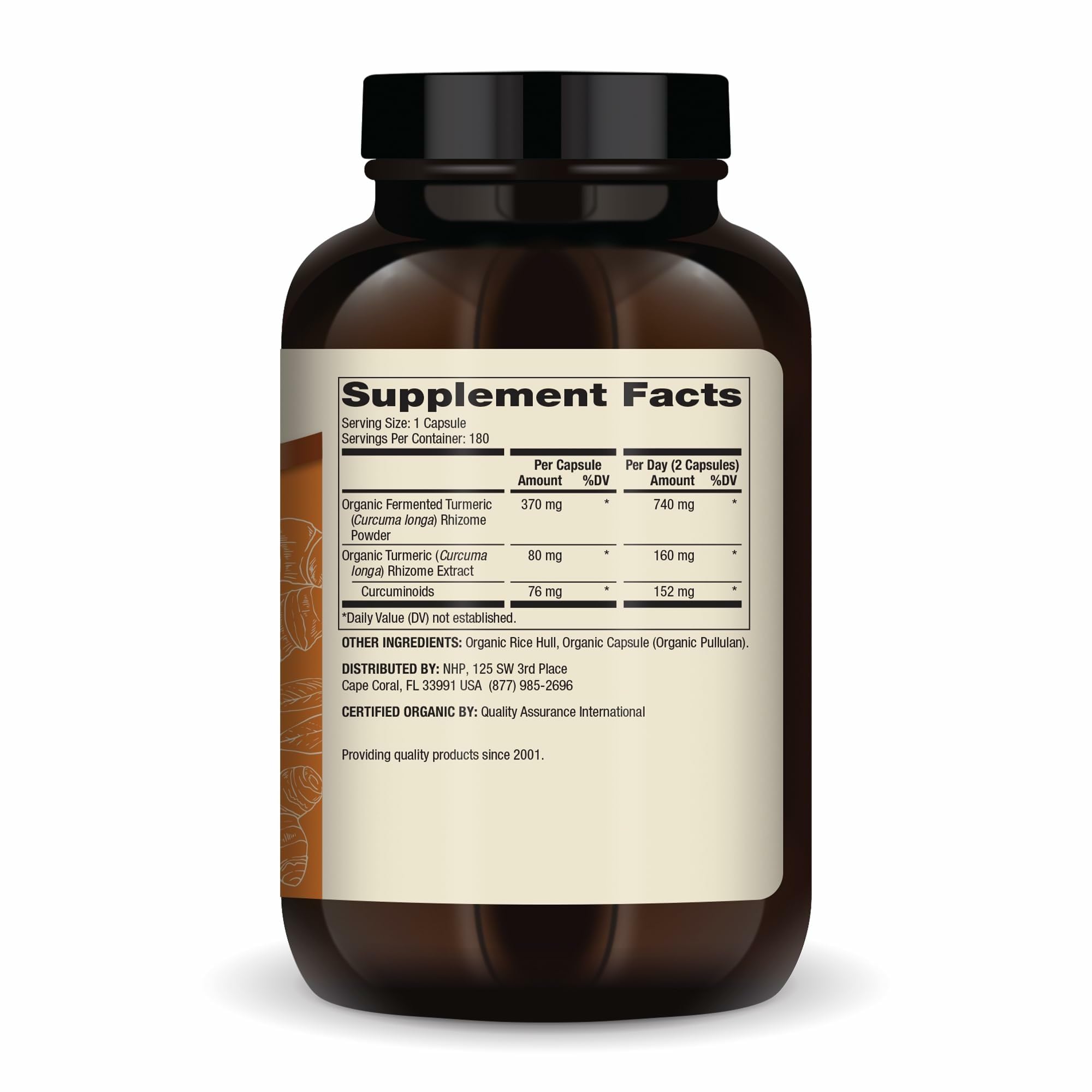 Dr. Mercola - gélules Curcuma fermenté: biodisponibilité améliorée et pratique.