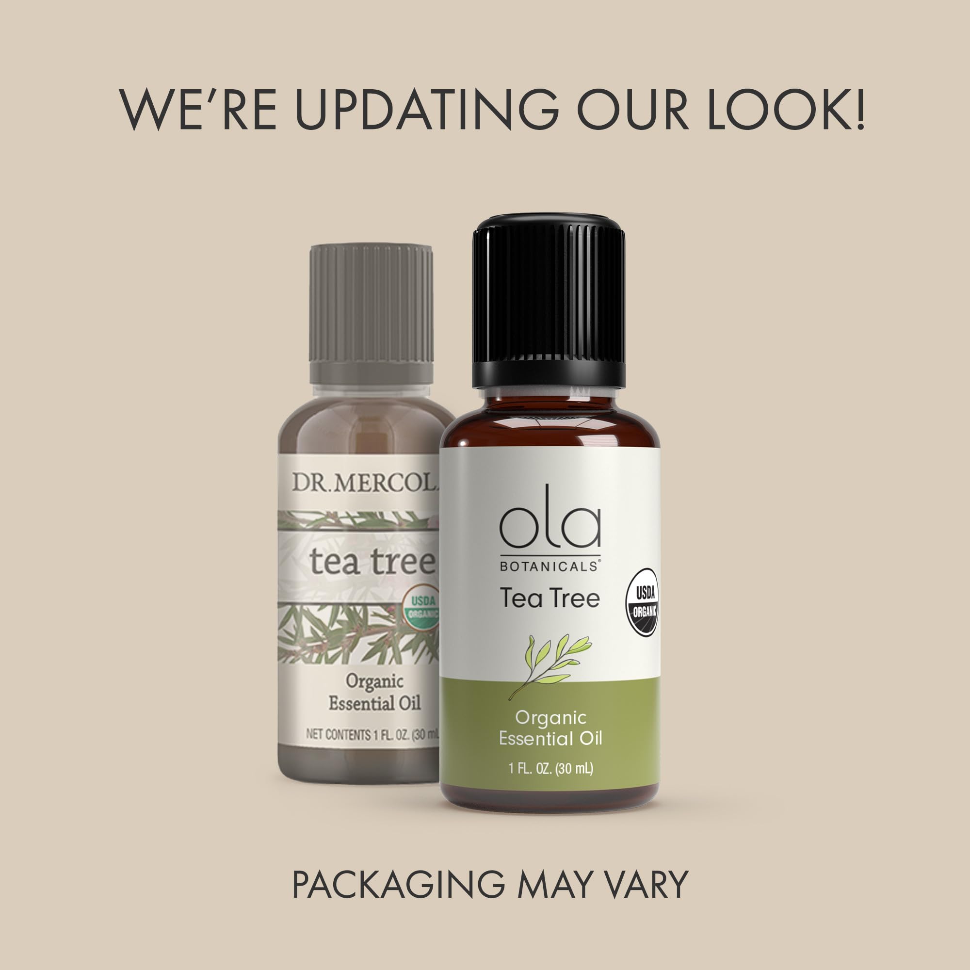 Dr. Mercola huile essentielle arbre à thé — diffuseur purifiant pour votre espace.