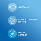 Étiquette Dr. Mercola montrant astaxanthine, soutien antioxydant possible.