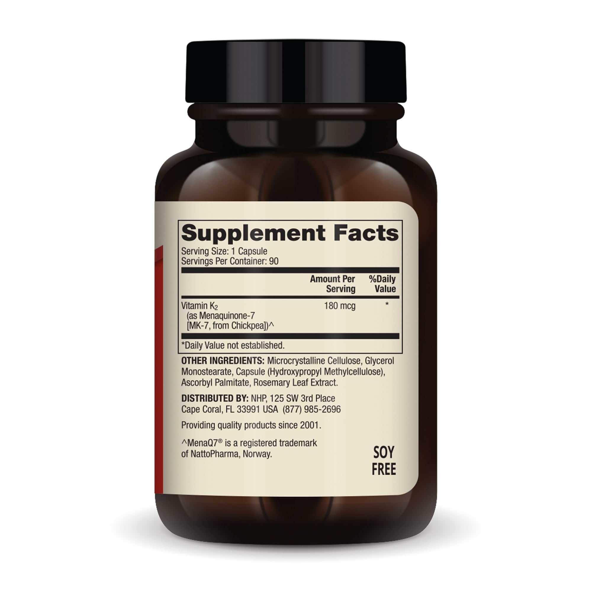 Dr. Mercola K2 180 mcg – gélules visibles pour une meilleure utilisation du calcium.