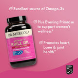 Dr. Mercola Krill Oil pour Femmes – oméga-3 EPA et DHA: bénéfices mémoire.