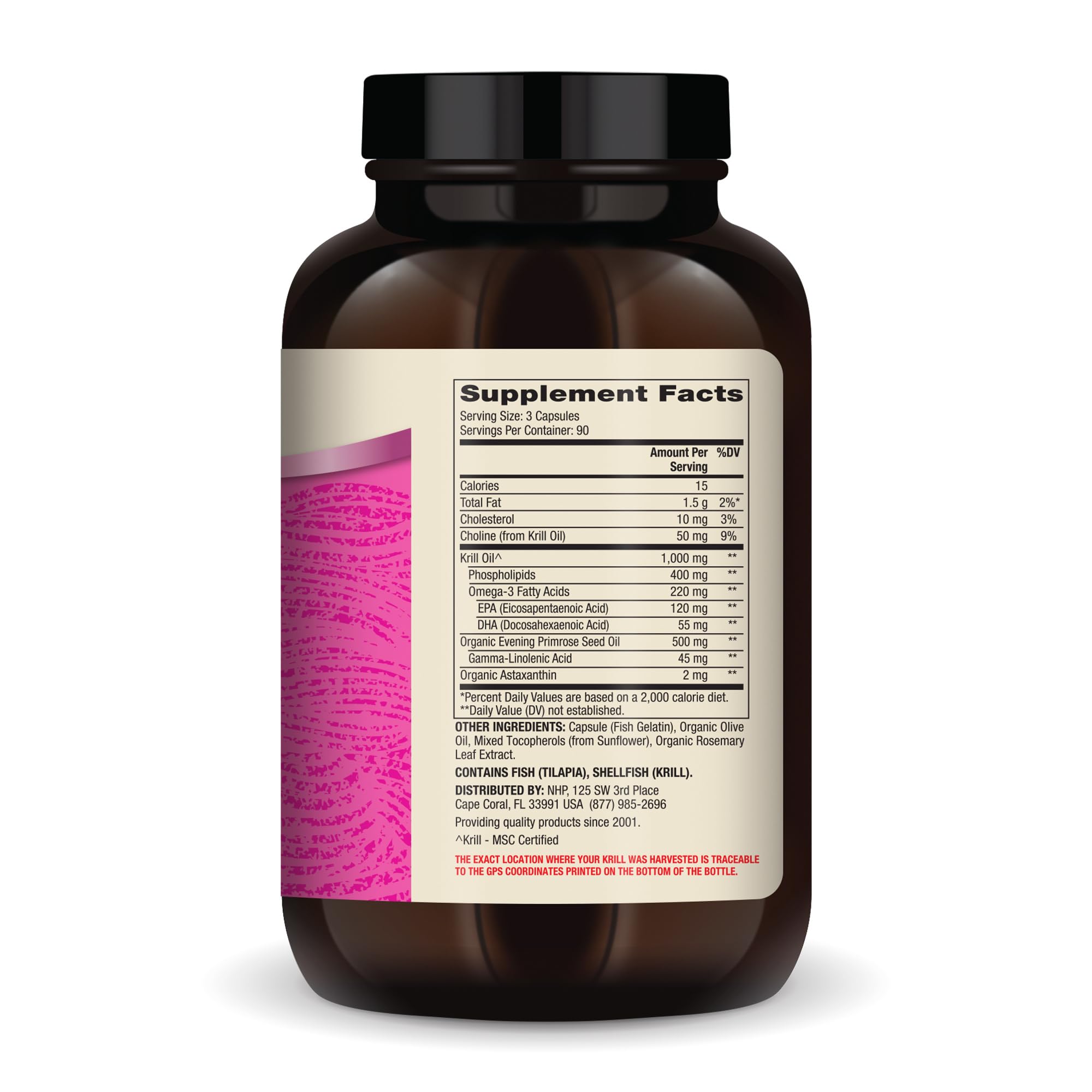 Dr. Mercola Krill Oil pour Femmes – pilules: riche en oméga-3 et astaxanthine.