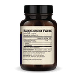 Étiquette indiquant sans OGM, sans gluten et sans soja sur le produit Mercola.