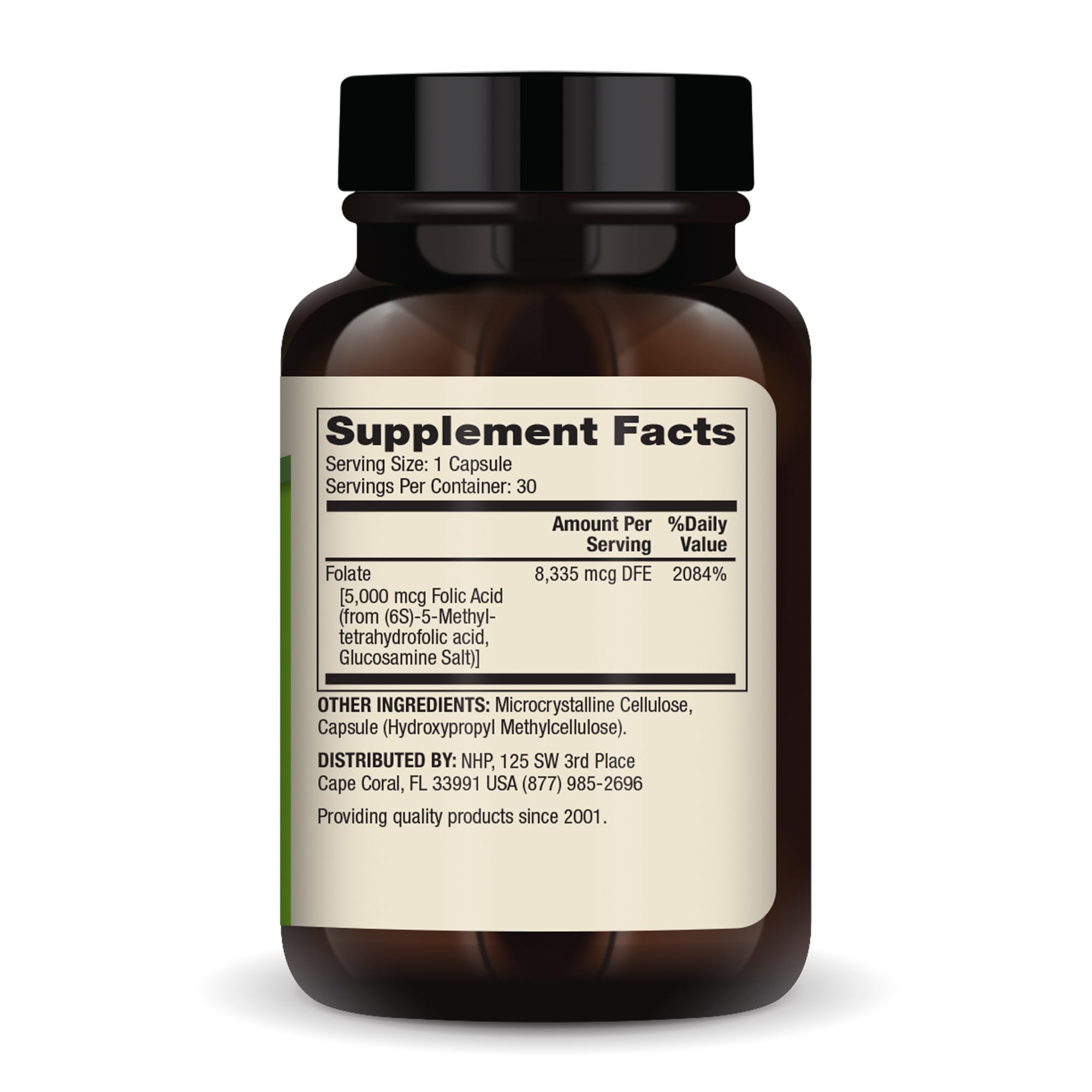 Dr. Mercola Methyl Folate — forme bioactif : soutien potentiel à la fonction cellulaire.