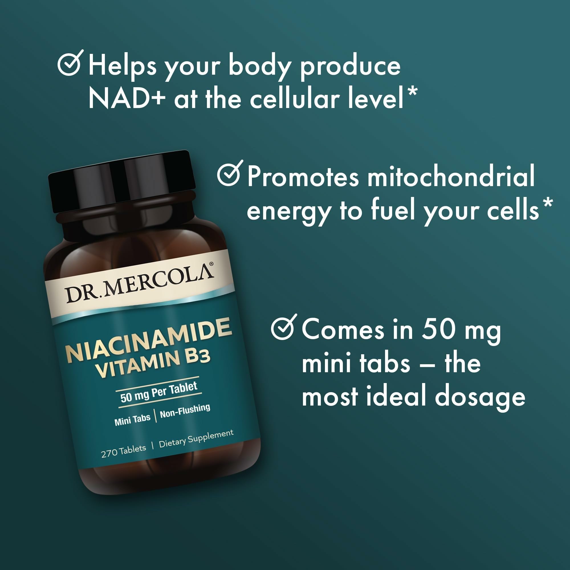 Dr. Mercola Niacinamide: ingestion facile et douceur digestive.