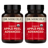 Dr. Mercola Pelure de pomme bio avancée — bouteille, soutien potentiel à la circulation.