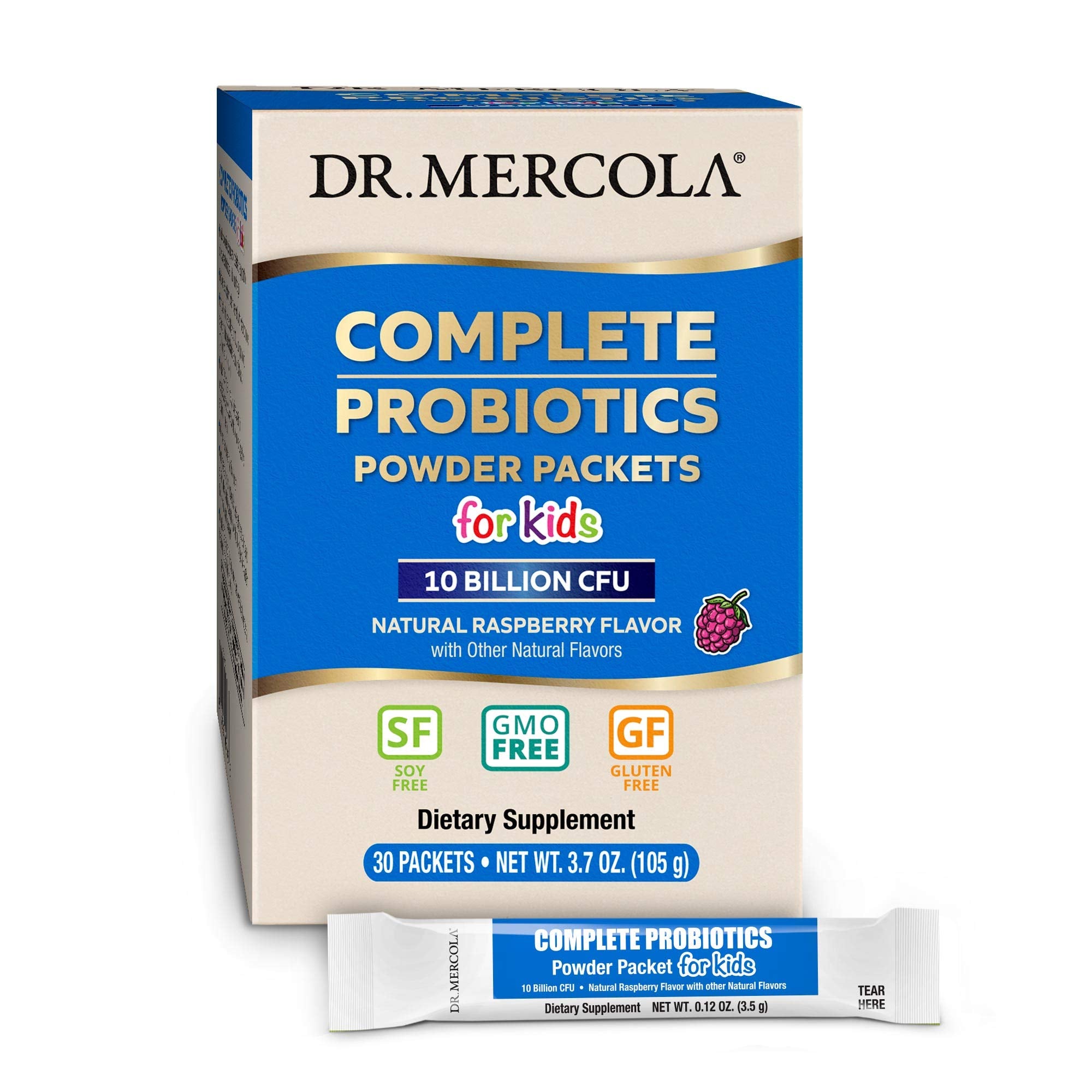 Dr. Mercola Probiotiques en poudre: mélange rapide pour l’hydratation quotidienne.