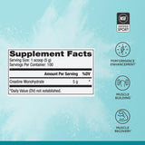 Mesure-dose précise pour un apport contrôlé avec Pure Power Creatine Monohydrate.