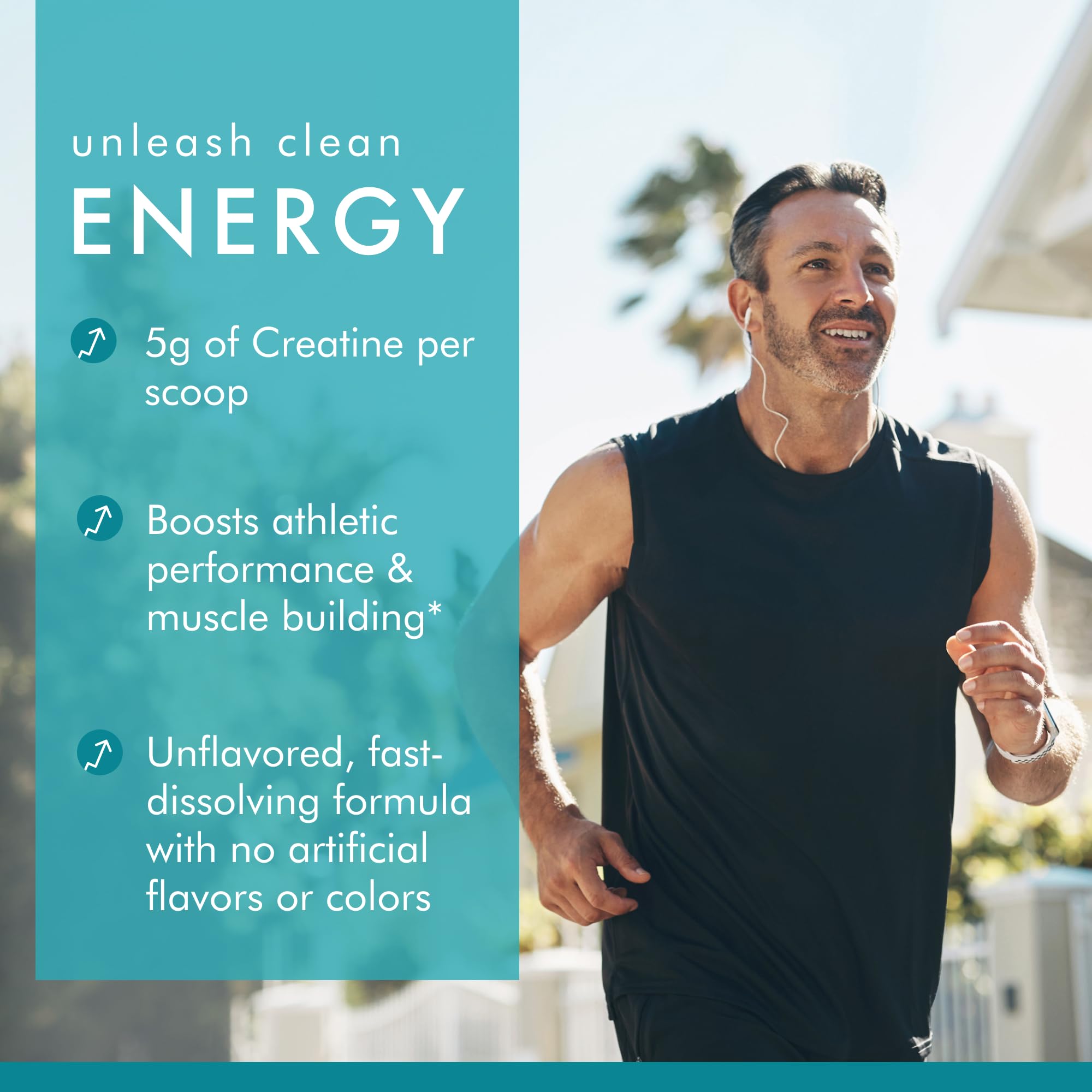 Pure Power Creatine Monohydrate pour les entraînements pré-entraînement, soutien potentiel à l’endurance.