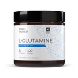 Dr. Mercola Pure Power L-Glutamine – bouteille facile à intégrer dans un shake.
