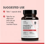 Théobromine et B12 dans Pure Power pour une vitalité soutenue.