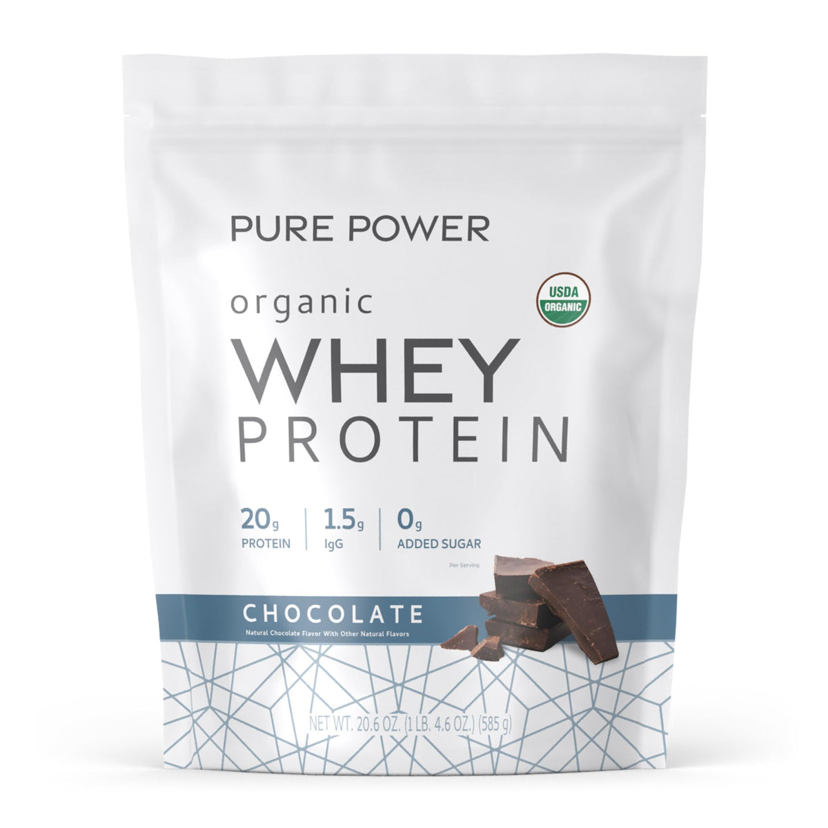 Dr. Mercola Pure Power Whey flacon-poudre, apport protéique pratique après l'entraînement