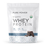 Dr. Mercola Pure Power Whey flacon-poudre, apport protéique pratique après l'entraînement
