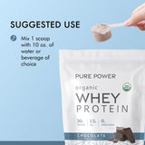 Texture cremeuse Dr. Mercola Pure Power Whey se mélange facilement