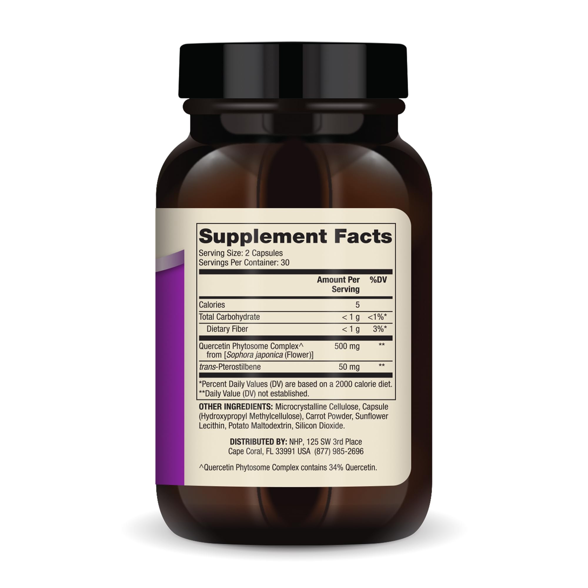 Dr. Mercola Quercetine Pterostilbene — capsules faciles à intégrer dans votre routine.