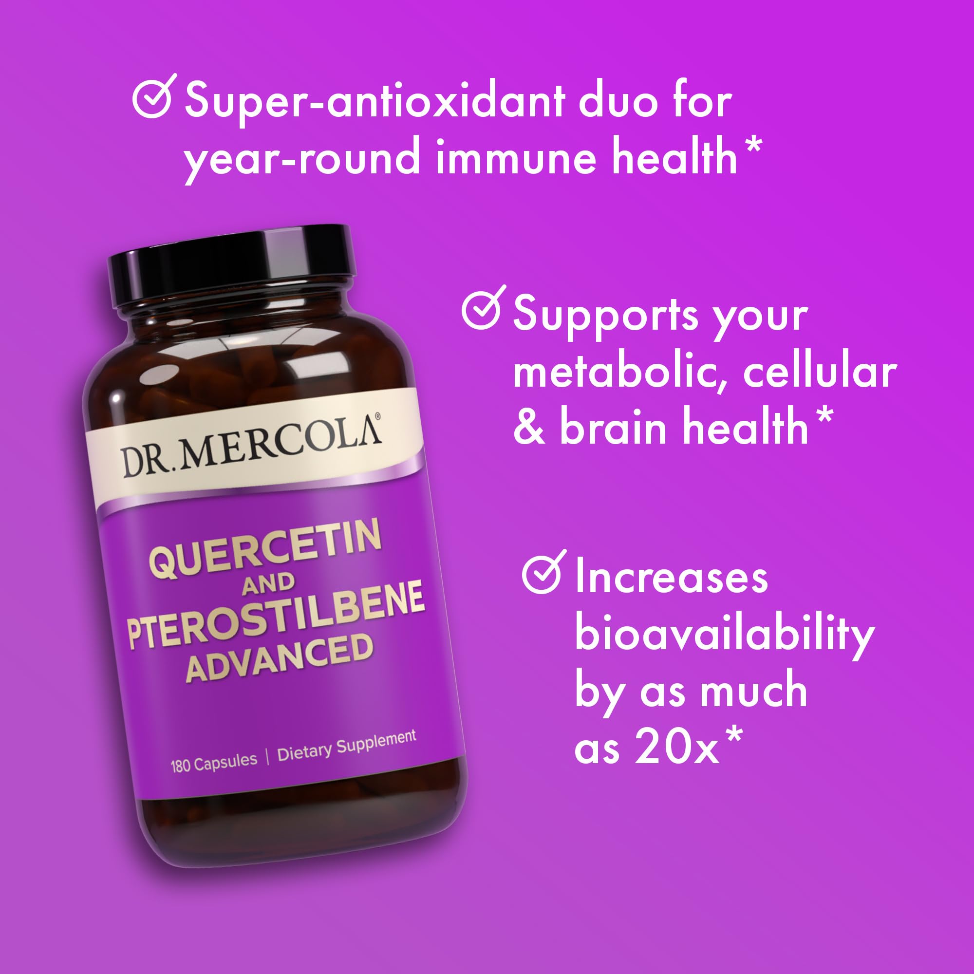 Dr. Mercola Quercetine et Pterostilbene – santé cellulaire et bien-être potentiel