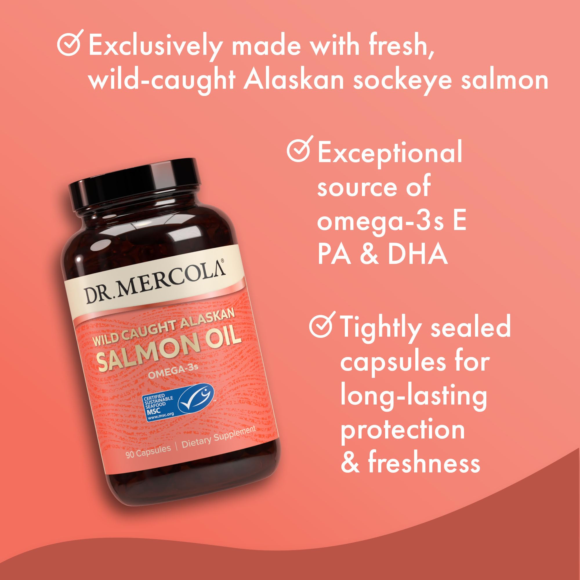 Dr. Mercola Sans OGM: formule sans OGM pour une pureté potentielle.