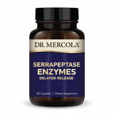 Dr Mercola Serrapeptase, capsules à libération retardée, soutien potentiel de la fonction cellulaire.