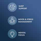 Dr. Mercola Sleep Support: L-Theanine et Tart Cherry visibles, soutien relaxant.