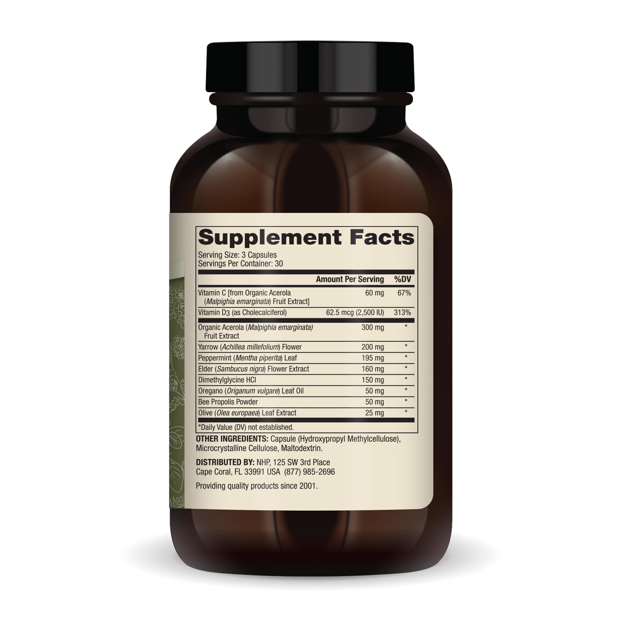 Dr. Mercola Soutien immunitaire plantes, capsules: prise pratique dans la routine santé