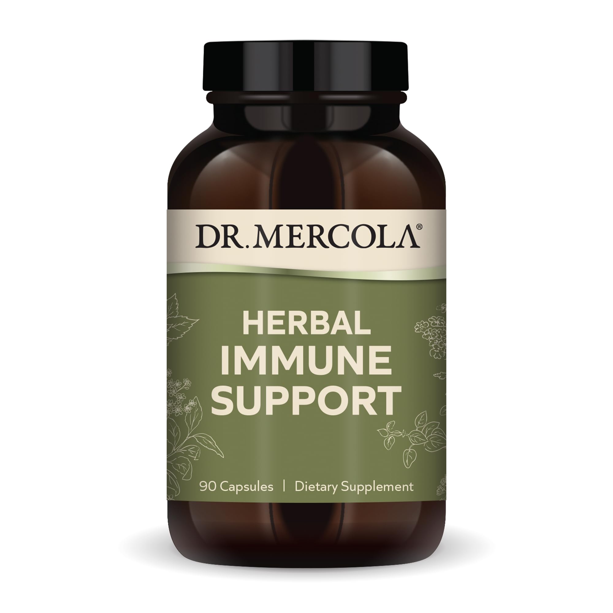 Dr. Mercola Soutien immunitaire plantes, flacon: potentiel soutien quotidien du système immunitaire