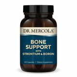 Dr. Mercola Bone Support avec strontium et bore en capsule pour densité osseuse.