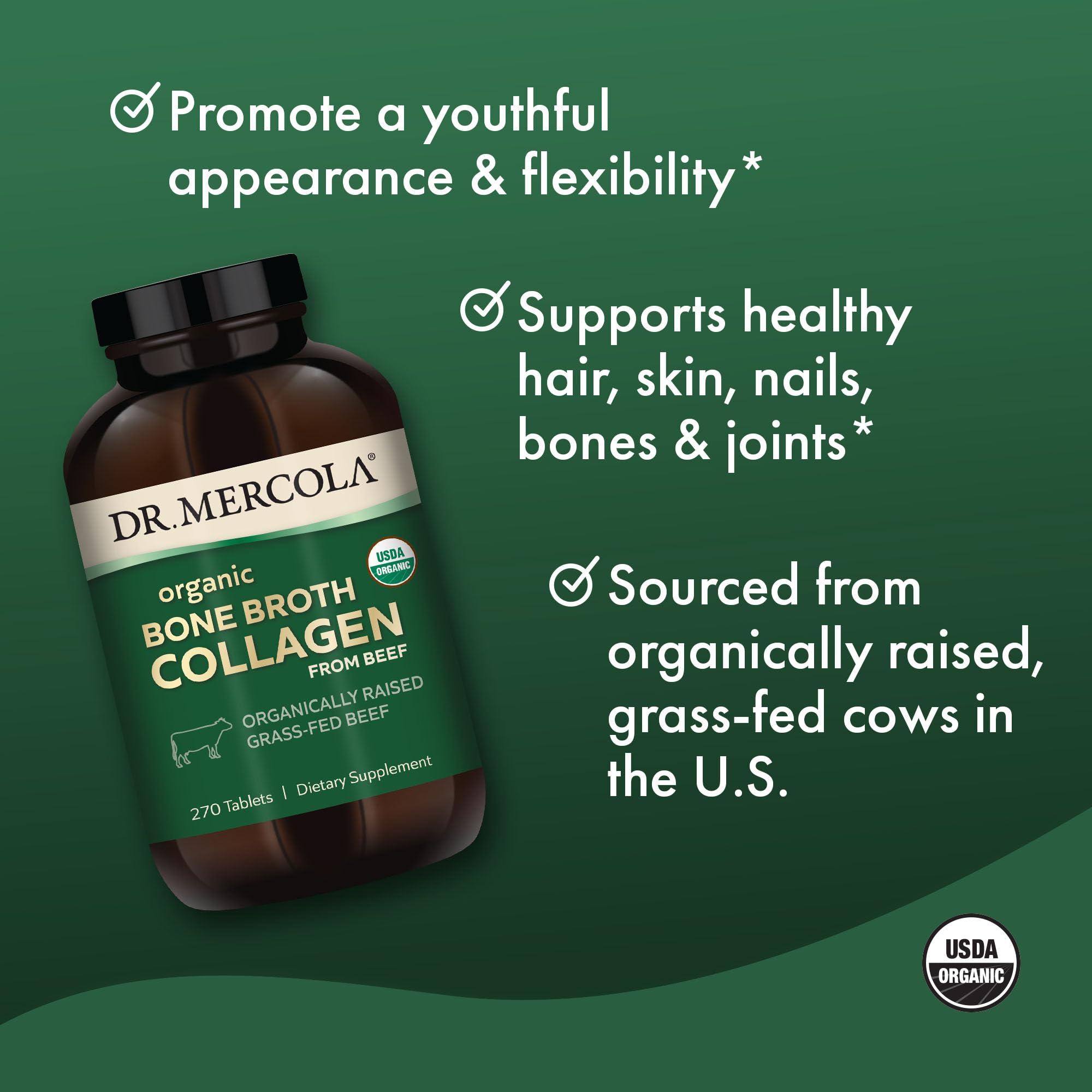 Dr. Mercola Tablettes collagène os: voyage sans préparation.