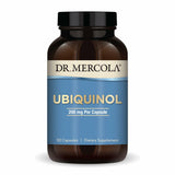Dr. Mercola Ubiquinol – bouteille de 90 capsules, soutien énergétique potentiel.