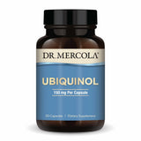 Dr. Mercola Ubiquinol 150 mg – bouteille prête pour énergie et antioxydant.