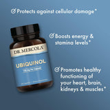 Processus de fermentation avancé – Dr. Mercola Ubiquinol offre meilleure absorption.