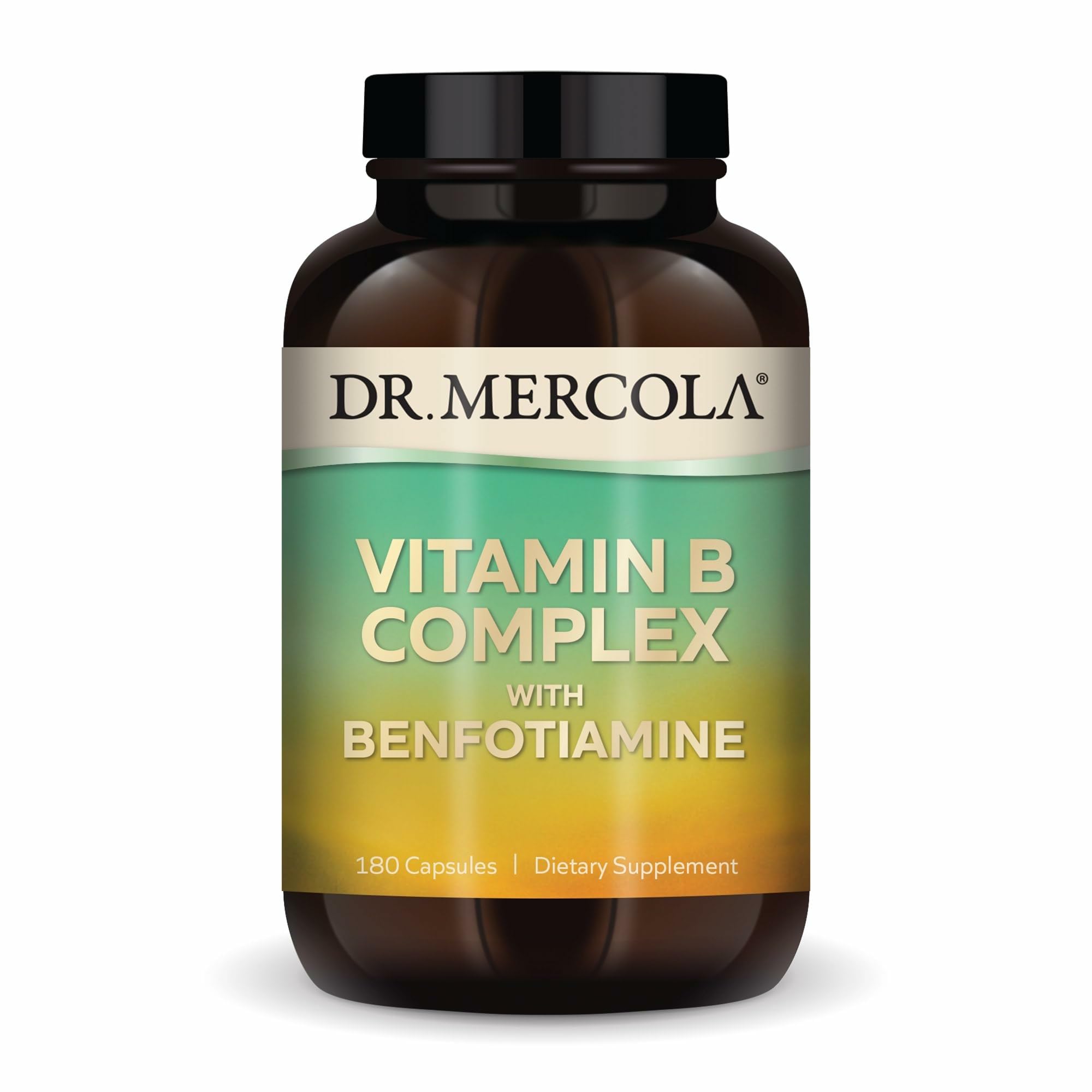 Dr. Mercola Vitamine B Benfotiamine: bouteille, soutien potentiel d énergie et de clarté