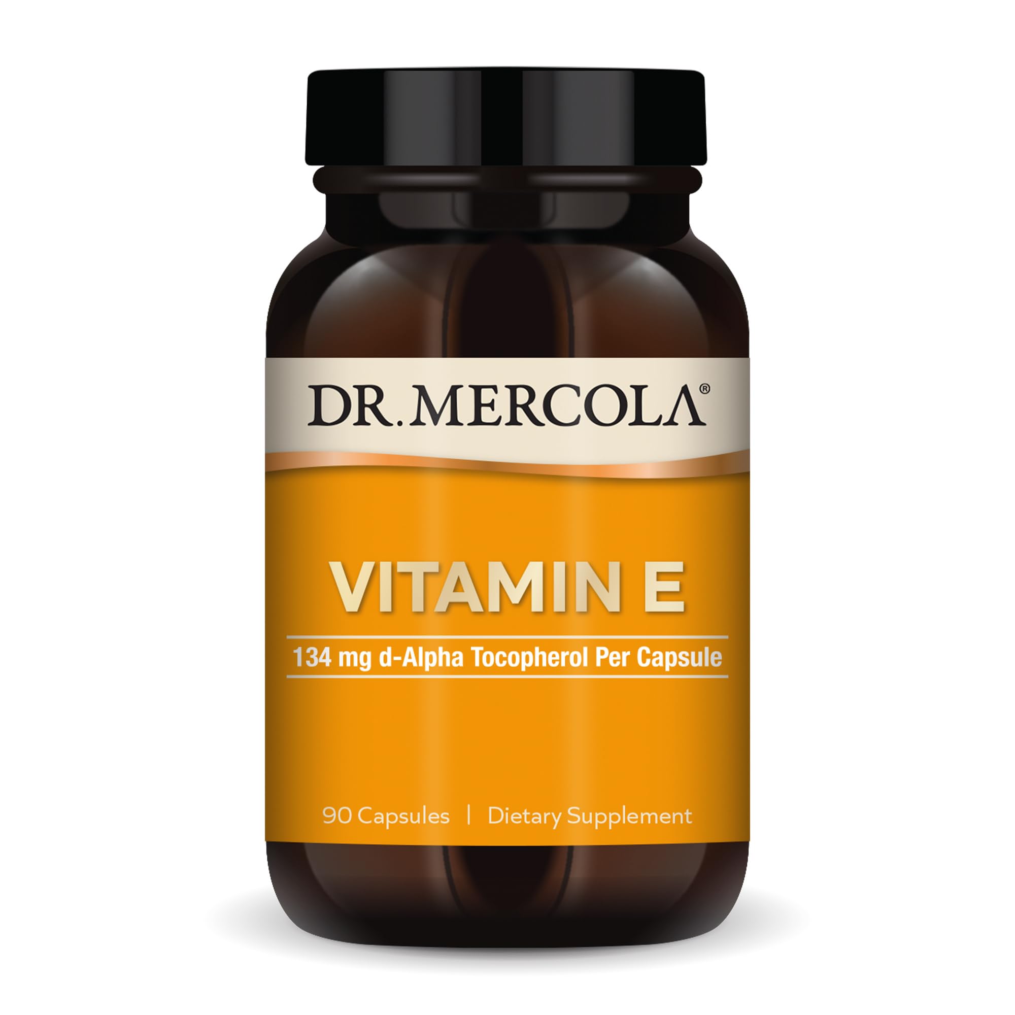 Dr. Mercola Vitamine E – gélules, soutien potentiel pour une peau saine et lumineuse