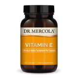 Dr. Mercola Vitamine E – gélules, soutien potentiel pour une peau saine et lumineuse