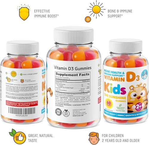 Sans gélatine ni lactose, gommes DR MORITZ D3 pour option végétale