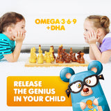 Format 2 packs DR. MORITZ oméga3 véganes pour enfants