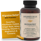 Dr. Munnerlyn MigraPro – bouteille avec gélules pour soutien cerveau et intestin