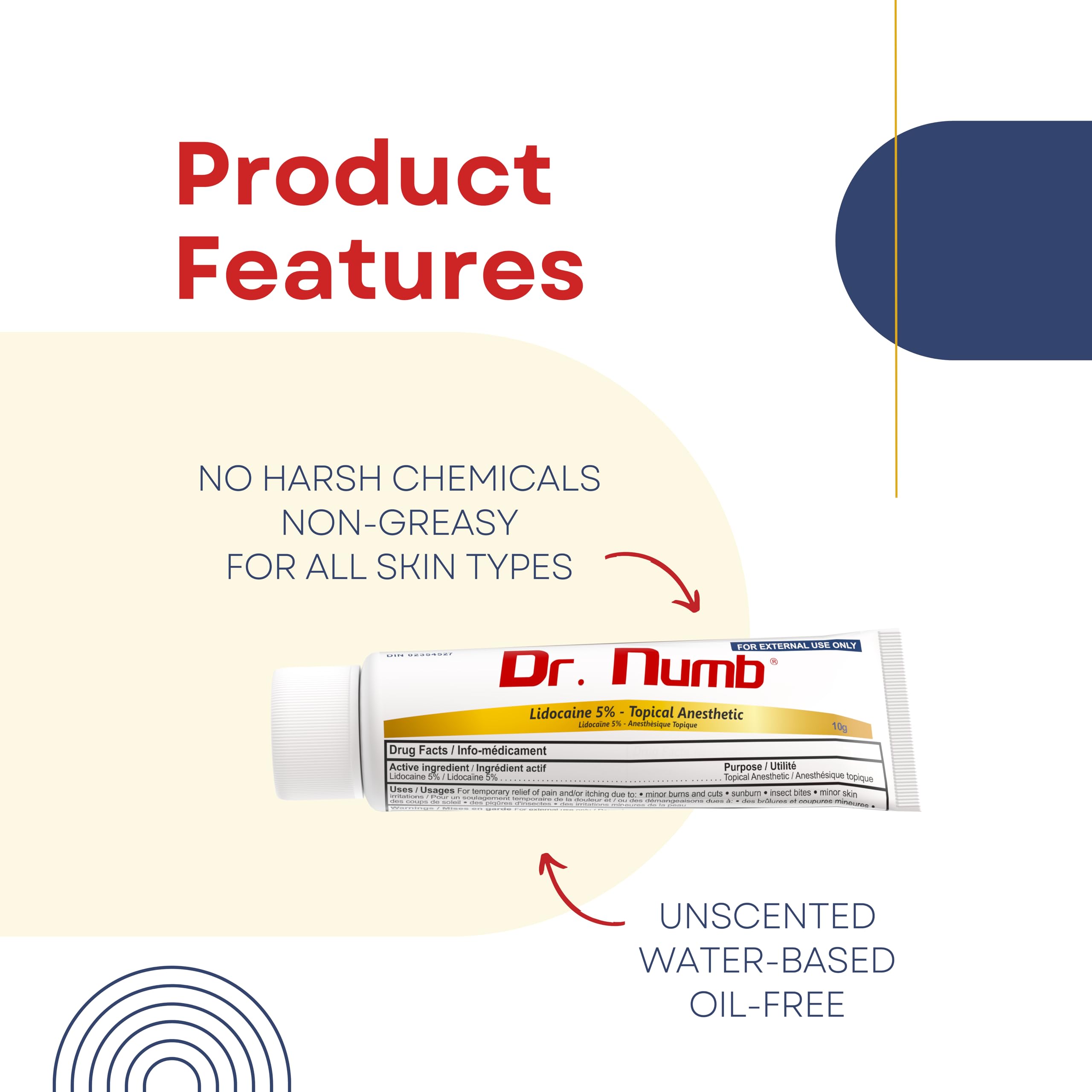 Utilisation par des professionnels de santé avec Dr. Numb.