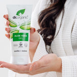 Dr Organic Aloe Vera Gel 200ml – soin cheveux et cuir chevelu rafraîchissant