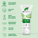Dr Organic Aloe Vera Gel 200ml – hydratation rapide du corps et des mains