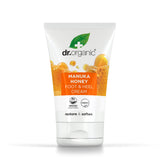Dr Organic crème pieds Manuka – application facile pour nourrir les pieds secs.