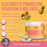 Dr. Price’s Electrolytes en poudre, contient 72 minéraux pour soutenir l'hydratation et la récupération.