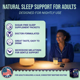 Dr Price's Sommeil poudre, formulation médecin et fabrication États‑Unis